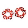 Duratrax Clip-Lock Wheel Face Red Chrome For Ripper 5.7" Wheel (2) -Duratrax DTX2818 A0 7JFLT6XH