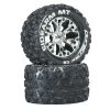 Duratrax Sidearm MT 2.8" 2WD Mounted Rear C2 Tires, Chrome (2) 2 Duratrax Sidearm MT 2.8" 2WD Mounted Rear C2 Tires, Chrome (2) -Duratrax DTXC3515 A0 8YJITX0T