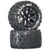 Duratrax Six-Pack MT 2.8" 2WD Mounted 1/2" Offset Tires, Black (2) 2 Duratrax Six-Pack MT 2.8" 2WD Mounted 1/2" Offset Tires, Black (2) -Duratrax DTXC3522 A0 GD45GXHE
