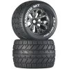 Duratrax Bandito MT 3.8" Mounted 1/2" Offset Tires, Chrome (2) -Duratrax DTXC3577 A0 BMB99DF0