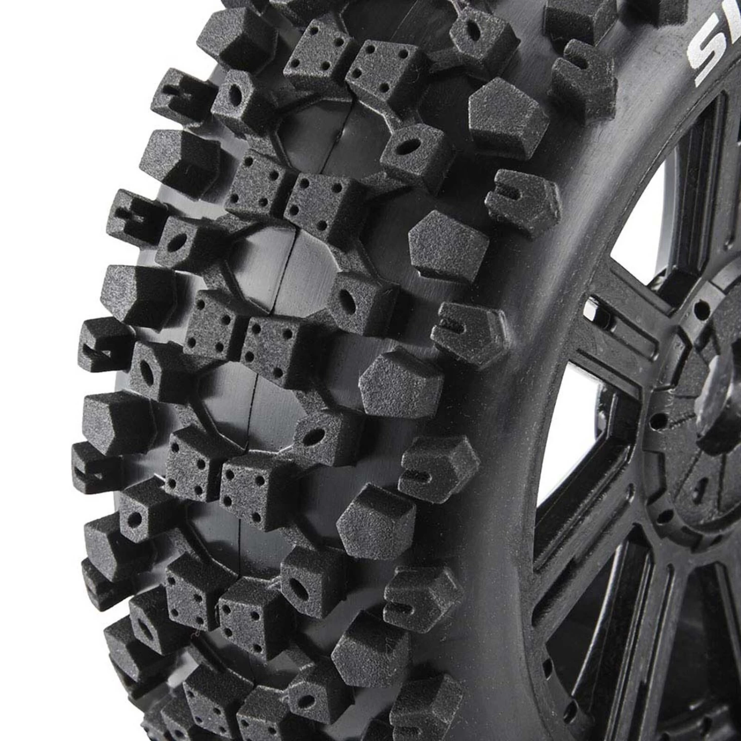 Duratrax Six-Pack C2 Mounted Buggy Spoke Tires, Black (2) 4 Duratrax Six-Pack C2 Mounted Buggy Spoke Tires, Black (2) - Image 2