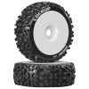 Duratrax Lockup 1/8 C2 Mounted Buggy Tires, White (2) -Duratrax DTXC3615 A0 OM8GXZJ0