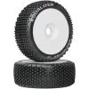Duratrax Equalizer 1/8 C2 Mounted Buggy Tires, White (2) -Duratrax DTXC3644 A0 CQ62I9AH