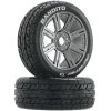 Duratrax Bandito 1/8 Buggy Tire C2 Mounted Spoke Tires, Chrome (2) 2 Duratrax Bandito 1/8 Buggy Tire C2 Mounted Spoke Tires, Chrome (2) -Duratrax DTXC3657 A0 DFCY2LJ5