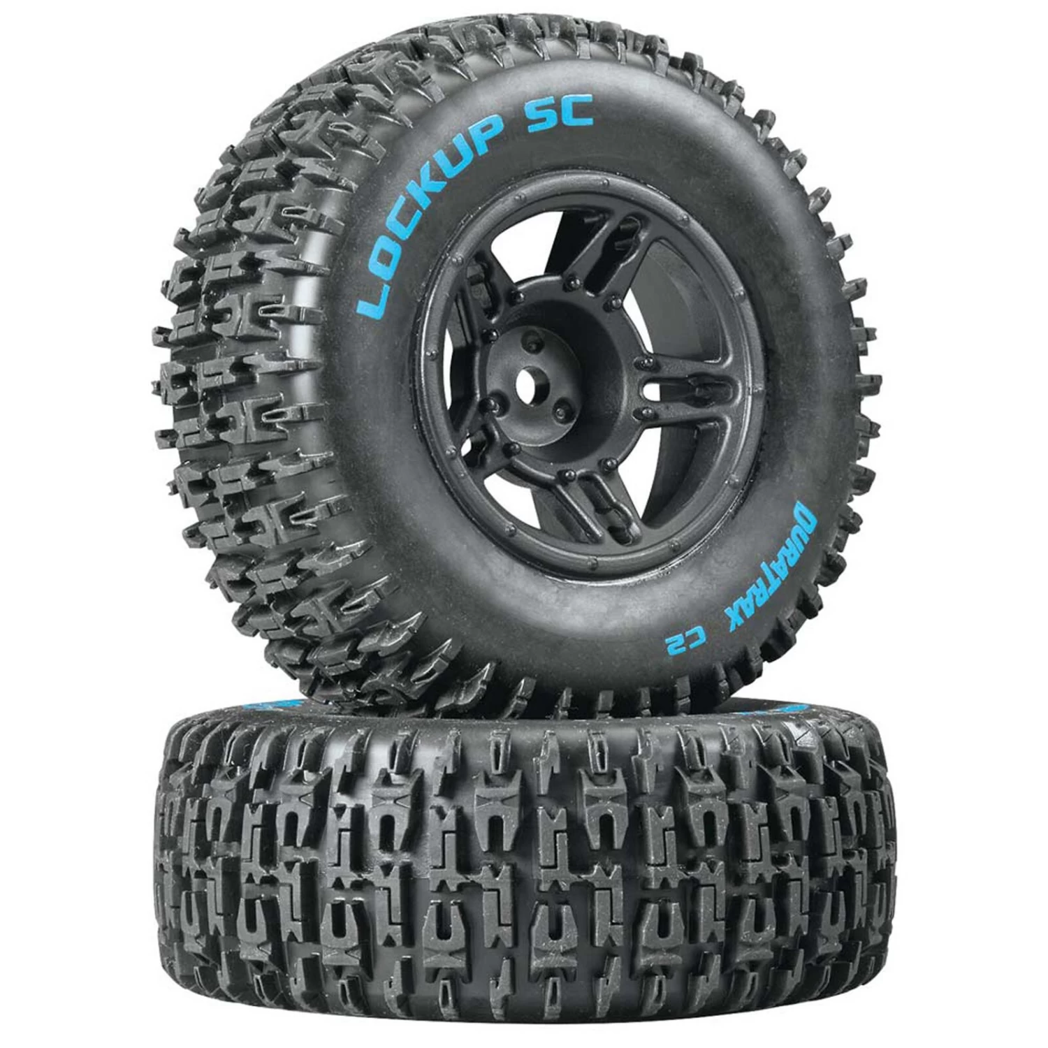 Duratrax Lockup SC Tire C2 Mounted Black Front: Slash(2) 3 Duratrax Lockup SC Tire C2 Mounted Black Front: Slash(2)