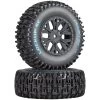 Duratrax Lockup SC Tire C2 Mounted: SC10 4x4 (2) -Duratrax DTXC3674 A0 CM7C93XP