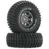 Duratrax Approach CR C3 Mounted 1.9" Crawler Tires, Black Chrome (2) 1 Duratrax Approach CR C3 Mounted 1.9" Crawler Tires, Black Chrome (2) -Duratrax DTXC4031 A0 7OMQ1E03