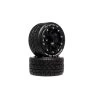 Duratrax Bandito ST Belted 2.8" 2WD Mounted Rear Tires, .5 Offset, Black (2) -Duratrax DTXC5531 A0 3CDU4WNY