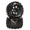 Duratrax FAZE MT 2.8 Mounted F/R Tires, C2 14mm Black (2) -Duratrax DTXC5566 A0 7G6DD3MN
