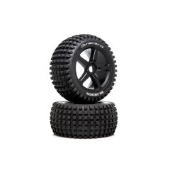 Duratrax 1/8 BLINDER Truggy Tire C2 Mounted 0 Offset (2)