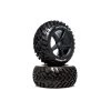 Duratrax 1/8 BADGER Truggy Tire C2 Mounted 0 Offset (2) -Duratrax DTXC5572 A0 64J04CPY