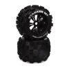 Duratrax STAKKER 1/8 MT Mounted 0 Offset, 17mm Black (2) -Duratrax DTXC5580 A0 1SVBN0G6