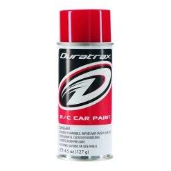 Duratrax Polycarb Spray, Racing Red, 4.5 Oz