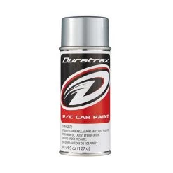Duratrax Polycarb Spray, Silver Streak, 4.5 Oz