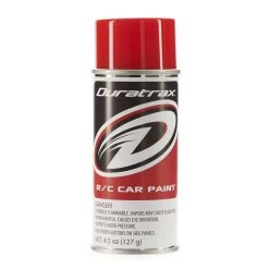 Duratrax Polycarb Spray, Bright Red, 4.5 Oz