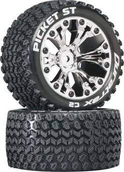 DTXC3551 - Picket ST 2.8" Truck 2WD Mntd 1/2" Offset C2 Ch By DURATRAX @ Great Hobbies