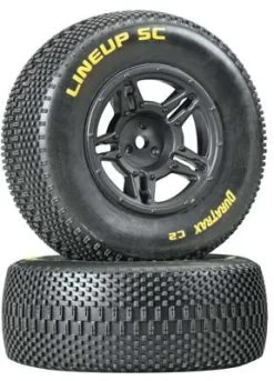 DTXC3679 - Lineup SC Tire C2 Mntd Blk Slash Blitz SCRT10 ( By DURATRAX @ Great Hobbies