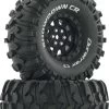 DTXC4034 - Showdown CR C3 Mounted 1.9" Crawler Black (2) By DURATRAX @ Great Hobbies -Duratrax dtxc4034