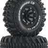 DTXC4042 - Deep Woods CR C3 Mounted 2.2" Crawler Black (2) By DURATRAX @ Great Hobbies -Duratrax dtxc4042