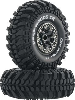 DTXC4043 - Deep Woods CR C3 Mounted 2.2" Crawler Black Chrome By DURATRAX @ Great Hobbies