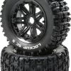 DTXC5032 - Lockup 1/5 SC Sport Mntd Black 24mm (2) By DURATRAX @ Great Hobbies