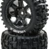 DTXC5501 - Lockup X Belted Mntd Black 24mm (2) By DURATRAX @ Great Hobbies -Duratrax dtxc5501