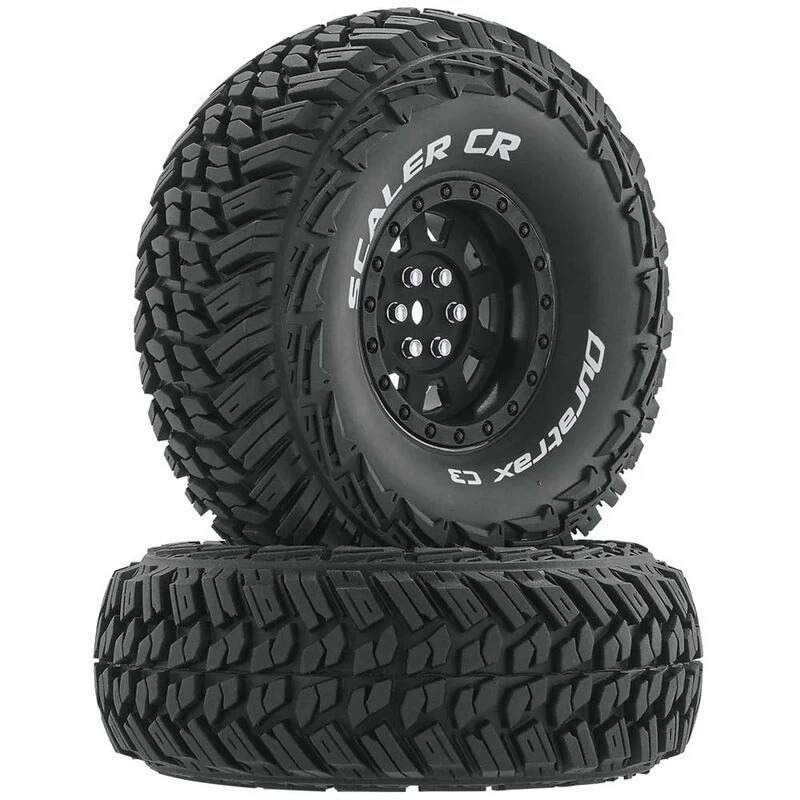 Duratrax Scaler CR C3 Mounted 1.9" Crawler Tires, Black (2) 3 Duratrax Scaler CR C3 Mounted 1.9" Crawler Tires, Black (2)