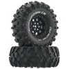 Duratrax Showdown CR C3 Mounted 1.9" Crawler Tires, Black (2) -Duratrax duratrax dtx dtxc4034 01