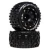 Duratrax Lockup MT Front/rear Belted 2.8" 2WD Mounted Tires, 0.5 Offset, Black (2) 1 Duratrax Lockup MT Front/rear Belted 2.8" 2WD Mounted Tires, 0.5 Offset, Black (2) -Duratrax duratrax dtx dtxc5518 01 1