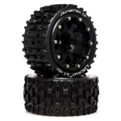 Duratrax Lockup ST Belted 2.8" 2WD Mounted Rear Tires, 0.5 Offset (2)