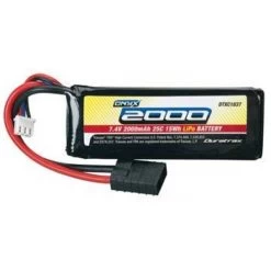 Duratrax LiPo Battery 2000mAh 25C 7.4V (2S) With Traxxas Connector