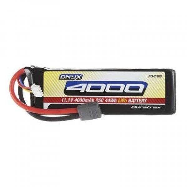Duratrax LiPo Battery 4000mAh 25C 11.1V (3S) With Deans Connector 3 Duratrax LiPo Battery 4000mAh 25C 11.1V (3S) With Deans Connector
