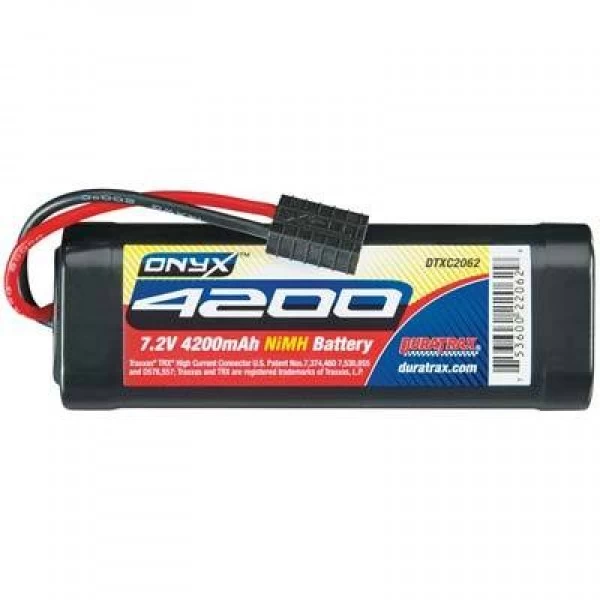 Duratrax NiMH Stick Battery 4200mAh 7.2V (6S) With Traxxas Connector 3 Duratrax NiMH Stick Battery 4200mAh 7.2V (6S) With Traxxas Connector