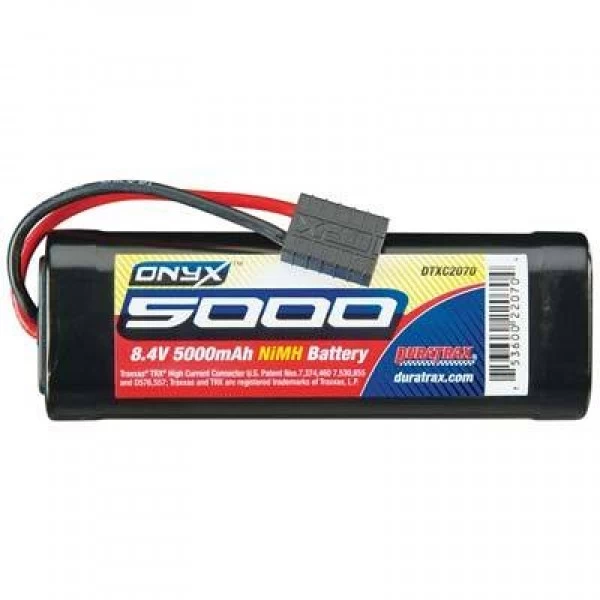 Duratrax NiMH Hump Battery 5000mAh 8.4V (7S) With Traxxas Connector 3 Duratrax NiMH Hump Battery 5000mAh 8.4V (7S) With Traxxas Connector