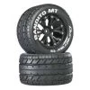 DuraTrax Bandito MT 1/10 2.8” Mounted 2WD Rear MT Tires & Wheels, Black (2) -Duratrax duratrax dtxc3502 01