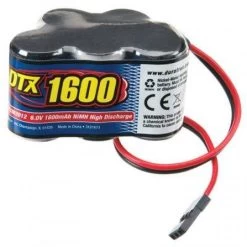Duratrax NiMH Hump Battery 1600mAh 6V (5S) With Universal Connector